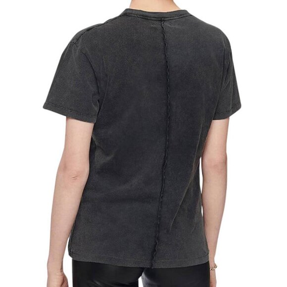 Anine Bing Black Vintage-look "Los Angeles" Tshirt - S, oversized - Picture 11 of 13